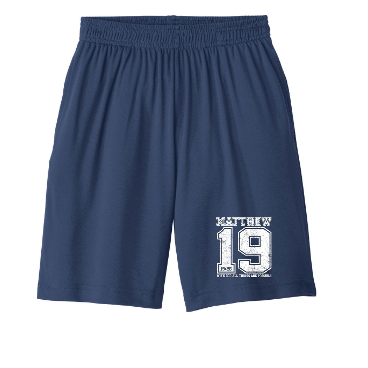 All Things Are Possible Youth Christian Shorts - ClaimedbyGodDesigns