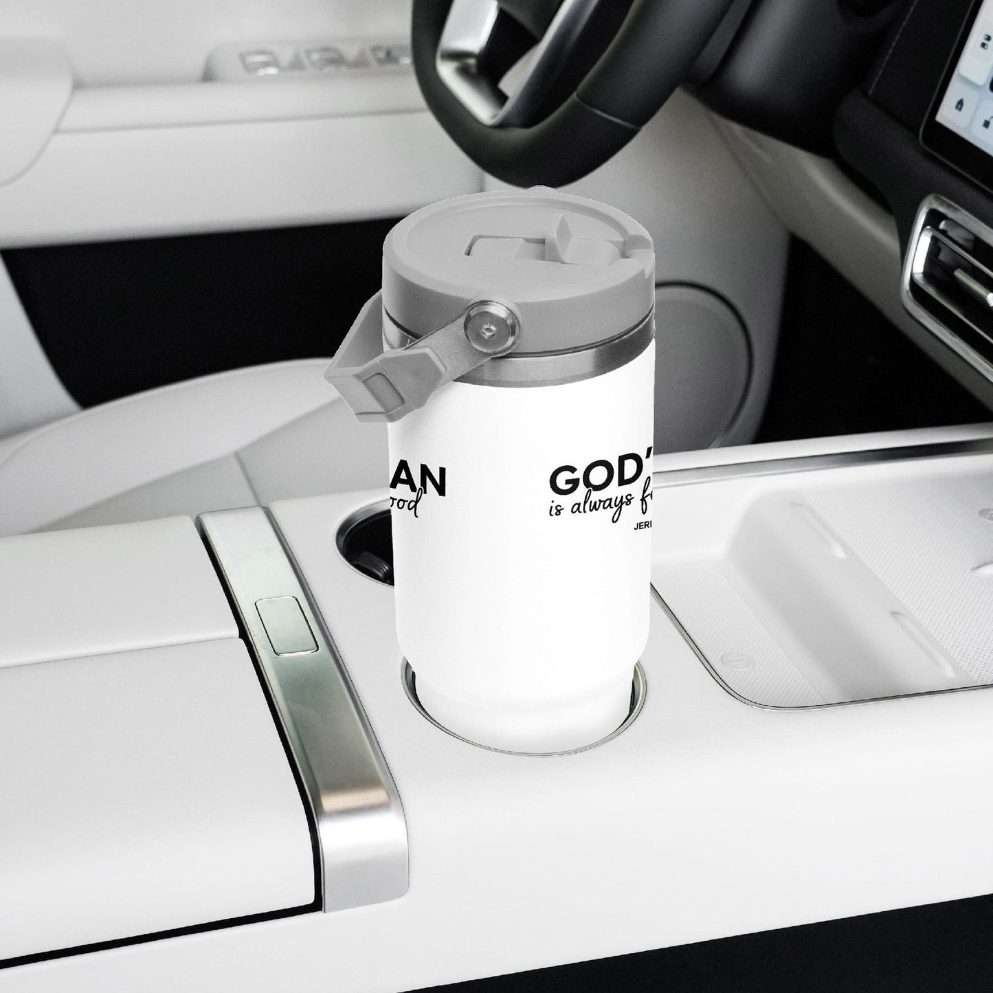 Always For Our Good Christian Flip Straw Tumbler - 30oz - ClaimedbyGodDesigns