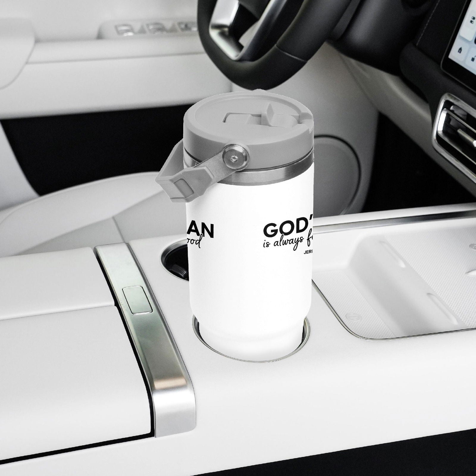 Always For Our Good Christian Flip Straw Tumbler - 30oz - ClaimedbyGodDesigns