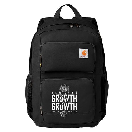 Always Growth Rooted In Faith Christian Backpack - ClaimedbyGodDesigns