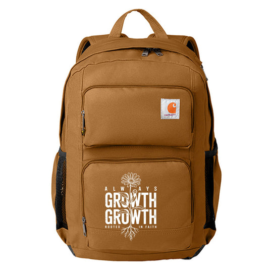 Always Growth Rooted In Faith Christian Backpack - ClaimedbyGodDesigns