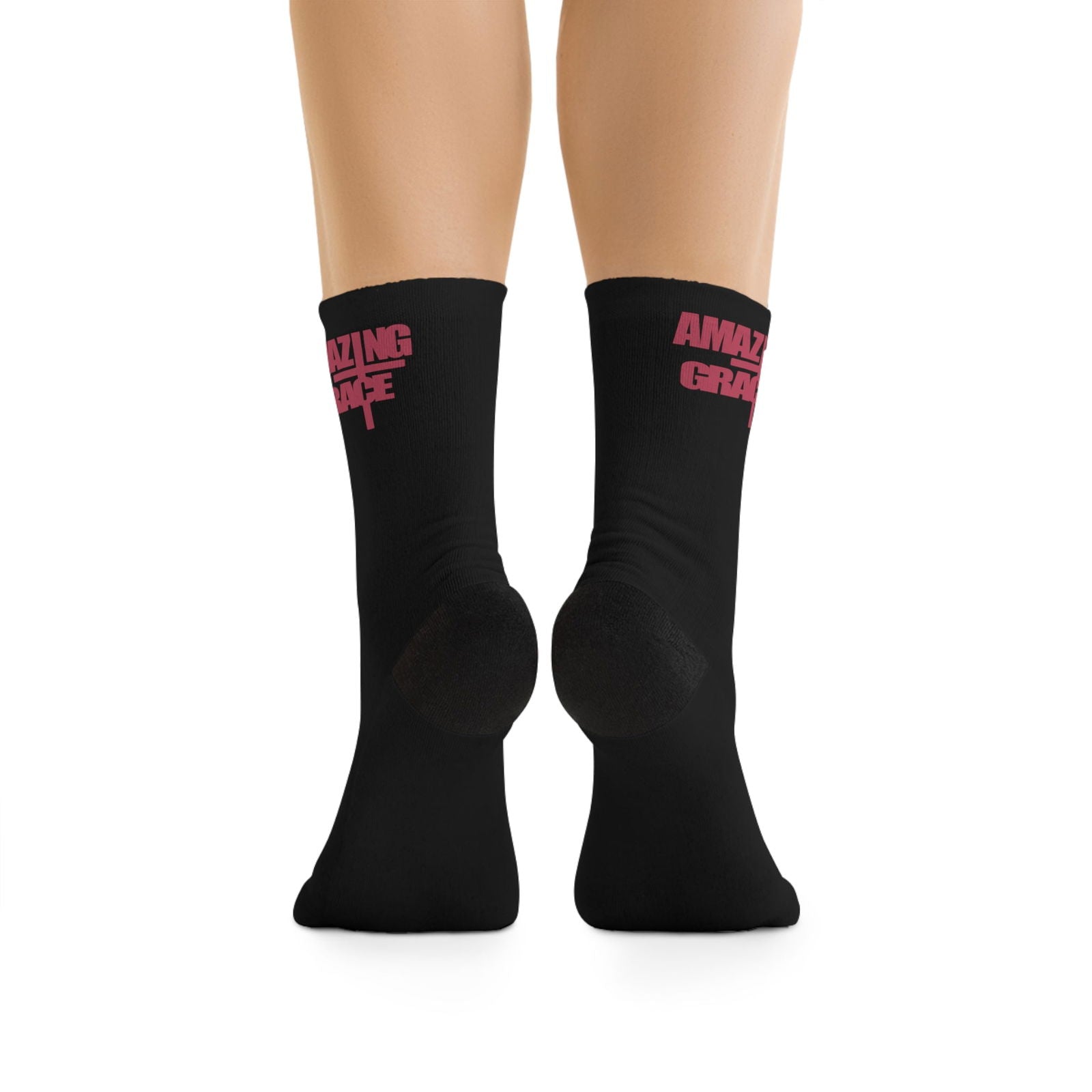 Amazing Grace Christian Tribe Socks - ClaimedbyGodDesigns