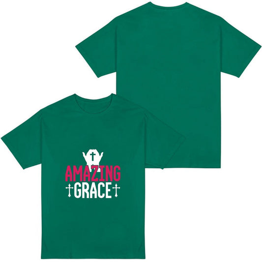 Amazing Grace Women's Christian T-shirt - ClaimedbyGodDesigns