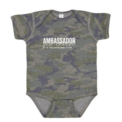 Ambassador For Him Christian Baby Jumpsuit - ClaimedbyGodDesigns