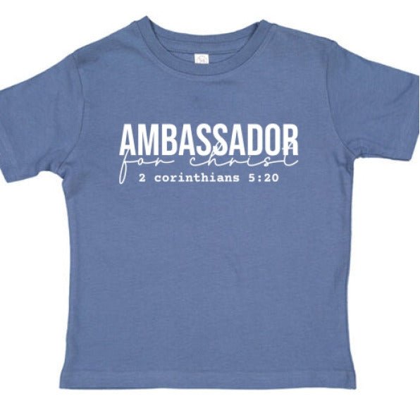 Ambassador For Him Christian Baby T-shirt - ClaimedbyGodDesigns