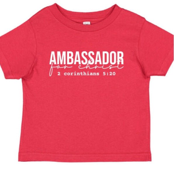 Ambassador For Him Christian Baby T-shirt - ClaimedbyGodDesigns