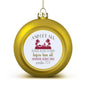 And Let All Kings Bow Down Christian Christmas Tree Hanging Ball - ClaimedbyGodDesigns