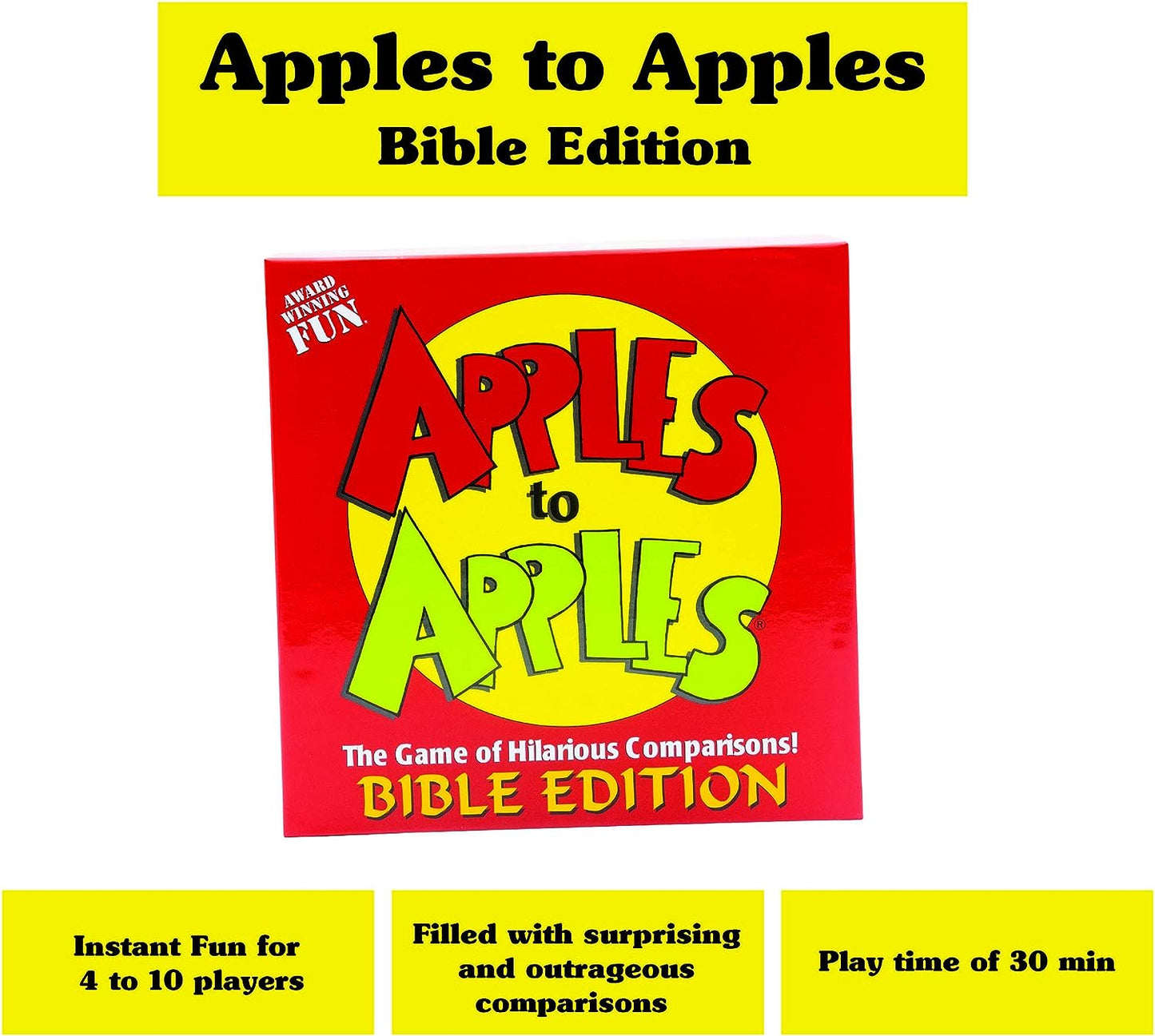 Apples to Apples Bible Edition - ClaimedbyGodDesigns