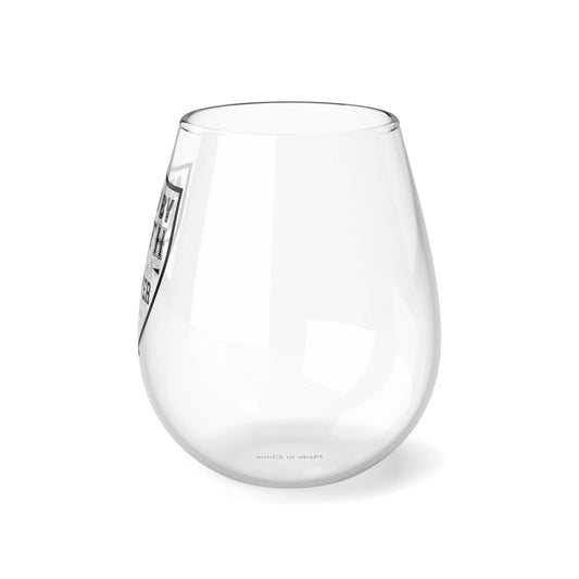 Armed By Faith Shielded By Prayer Stemless Wine Glass, 11.75oz - ClaimedbyGodDesigns