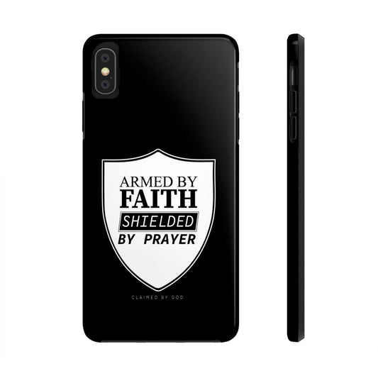 Armed By Faith Shielded By Prayer Tough Phone Cases, Case-Mate - ClaimedbyGodDesigns