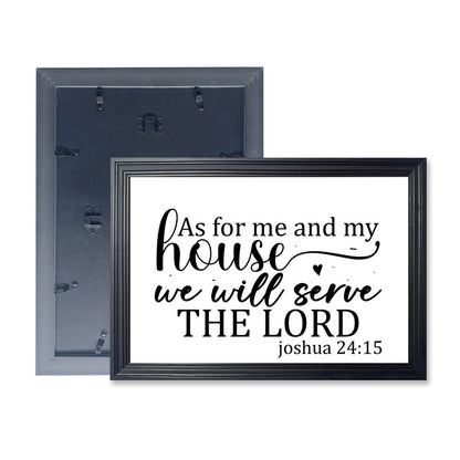 As for me and my house we will serve Christian Canvas - ClaimedbyGodDesigns