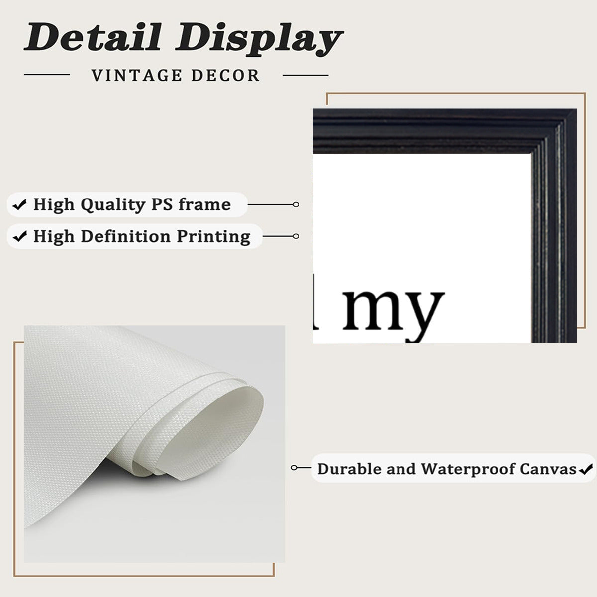 As for me and my house we will serve Christian Canvas - ClaimedbyGodDesigns