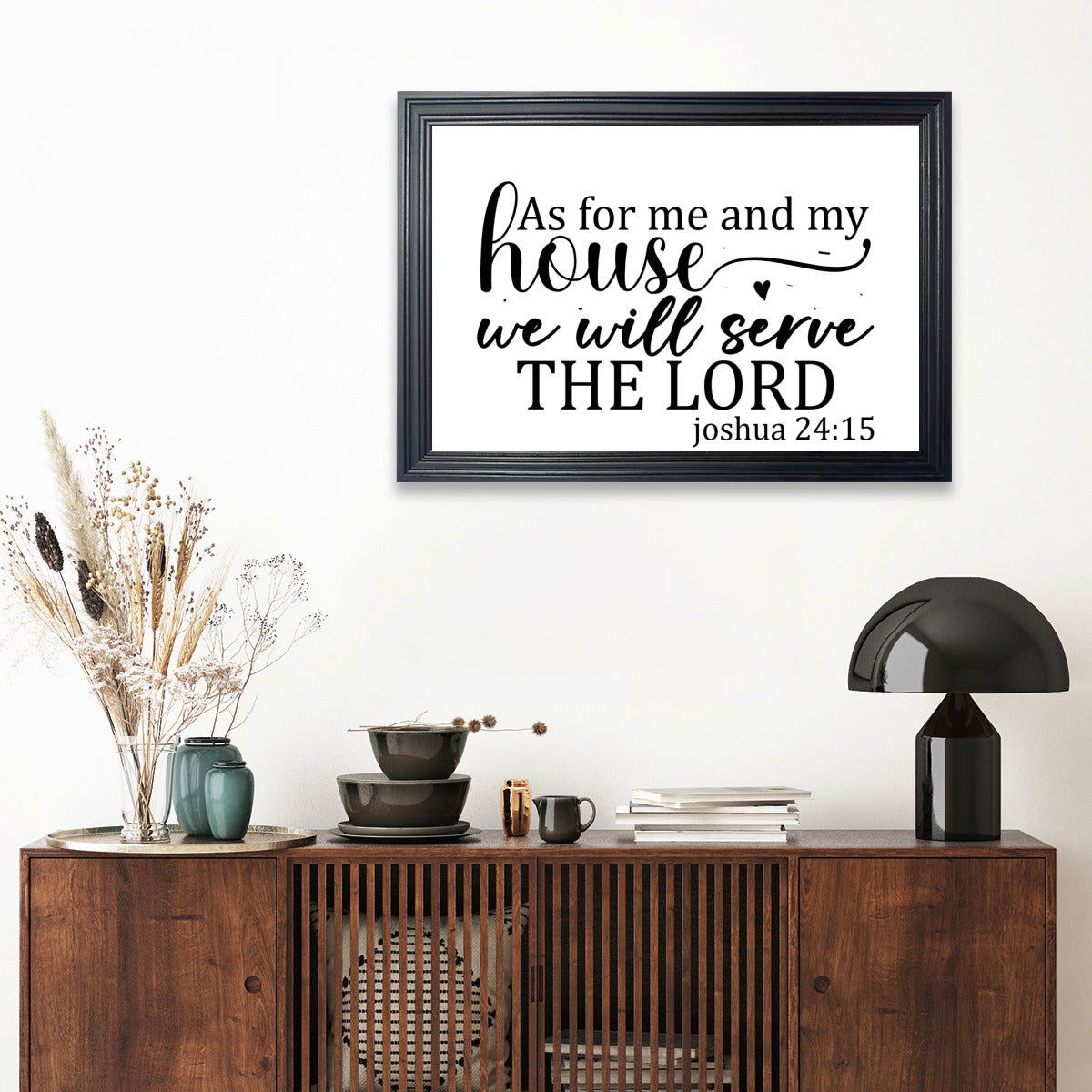 As for me and my house we will serve Christian Canvas - ClaimedbyGodDesigns