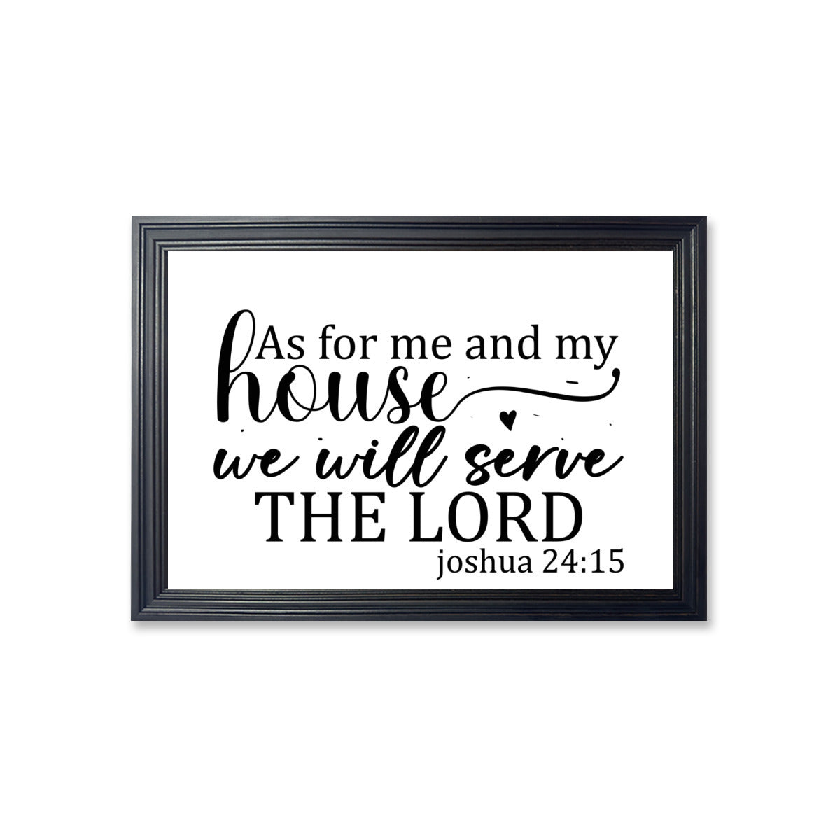 As for me and my house we will serve Christian Canvas - ClaimedbyGodDesigns