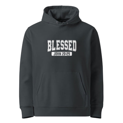 BLESSED Unisex Essential Organic Hooded Sweatshirt - ClaimedbyGodDesigns