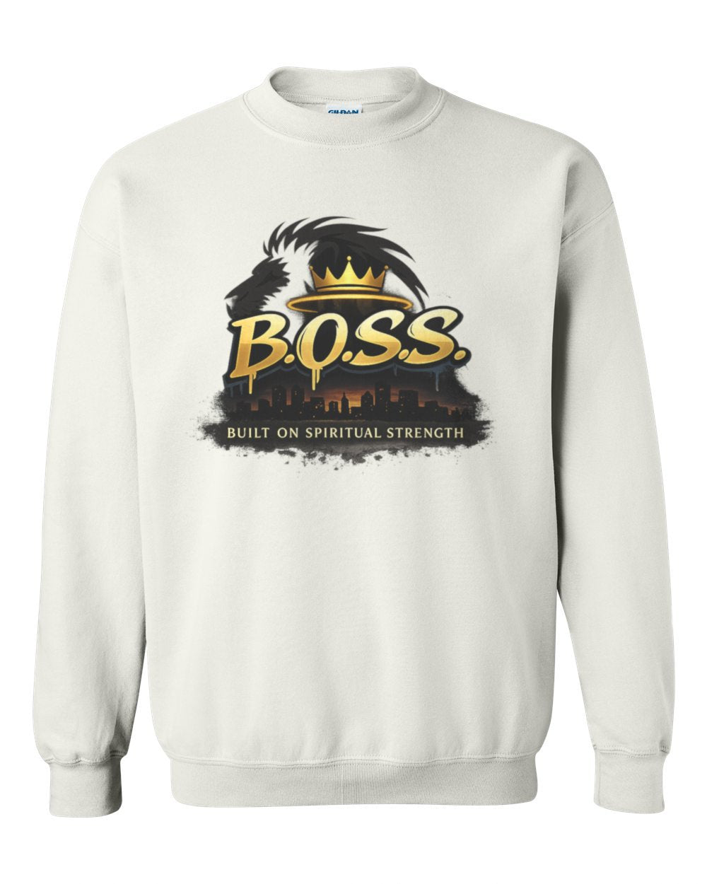 BOSS Built On Spiritual Strength Kit – Christian Starter Gift Set | Sweatshirt, Mug, Candle, Tea & Matches | Faith, Humor & Encouragement Gift Box - ClaimedbyGodDesigns