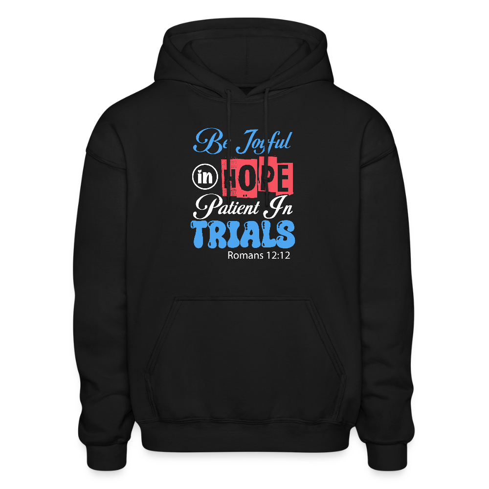 Be Joyful Unisex Christian Hooded Sweatshirt - ClaimedbyGodDesigns
