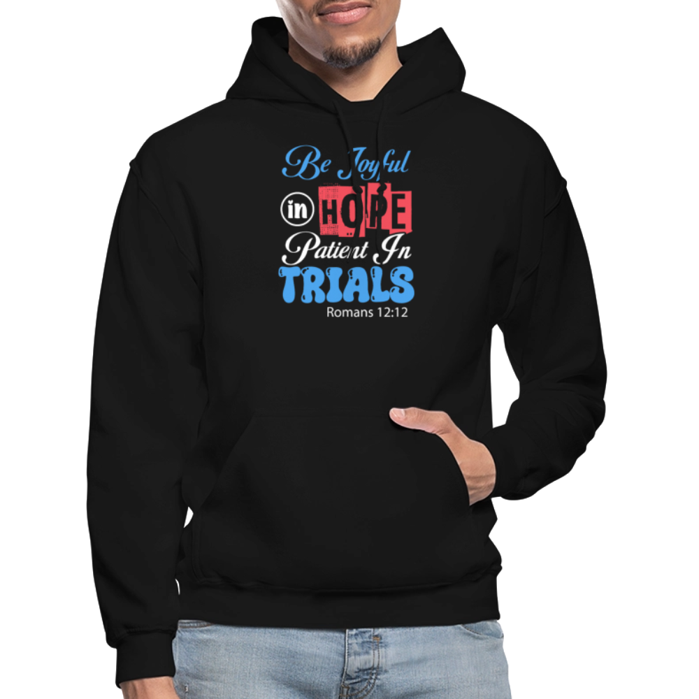 Be Joyful Unisex Christian Hooded Sweatshirt - ClaimedbyGodDesigns