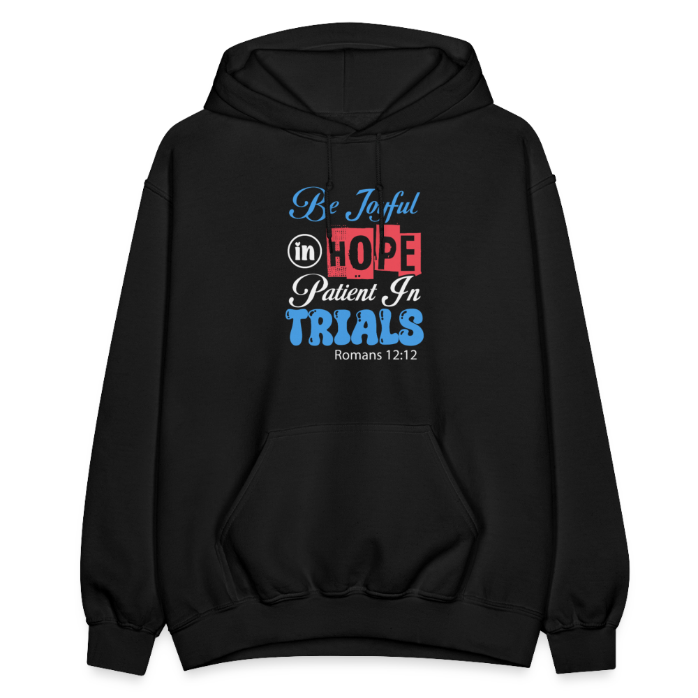 Be Joyful Unisex Christian Hooded Sweatshirt - ClaimedbyGodDesigns