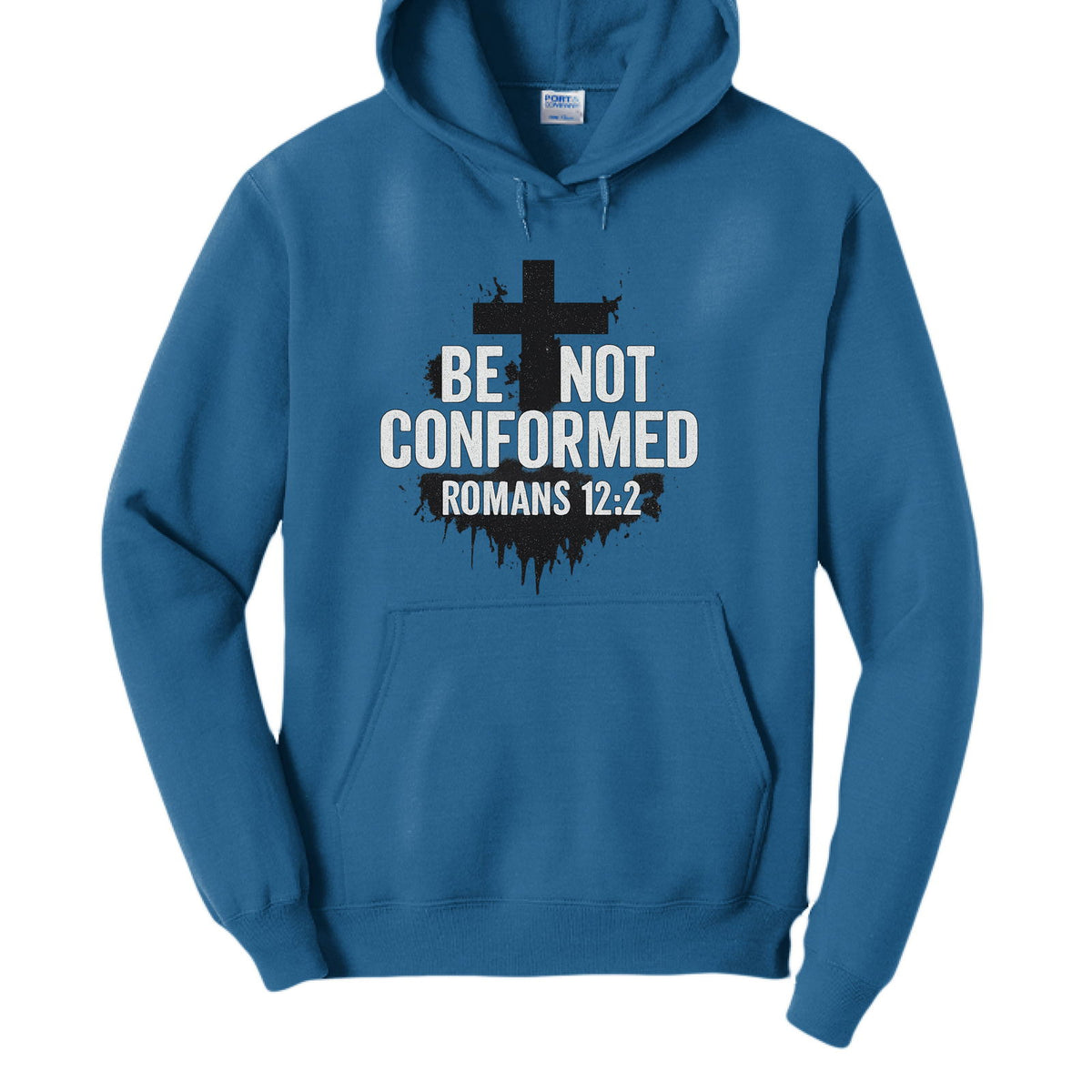 Be Not Conformed Unisex Christian Pullover Hooded Sweatshirt - ClaimedbyGodDesigns