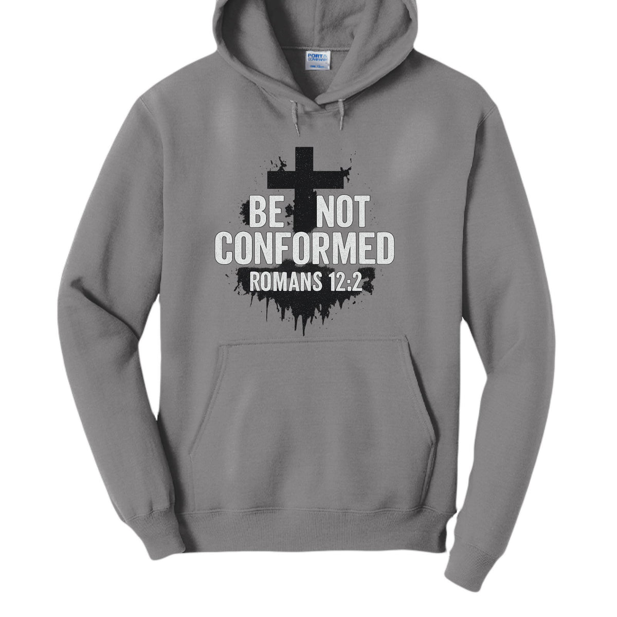Be Not Conformed Unisex Christian Pullover Hooded Sweatshirt - ClaimedbyGodDesigns