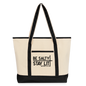 Be Salty Stay Lit Christian Large Canvas Deluxe Tote Bag - ClaimedbyGodDesigns