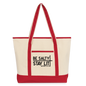 Be Salty Stay Lit Christian Large Canvas Deluxe Tote Bag - ClaimedbyGodDesigns