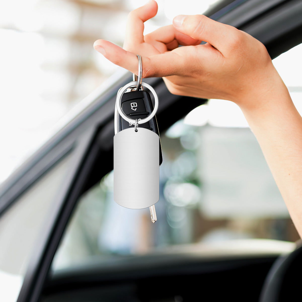 Be Salty Stay Lit Christian Stainless Steel Keychain - ClaimedbyGodDesigns