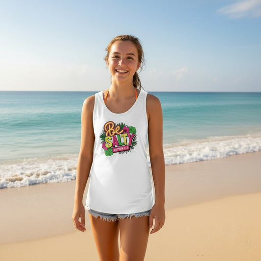 Be Salty Youth Christian Tank T-shirt - ClaimedbyGodDesigns