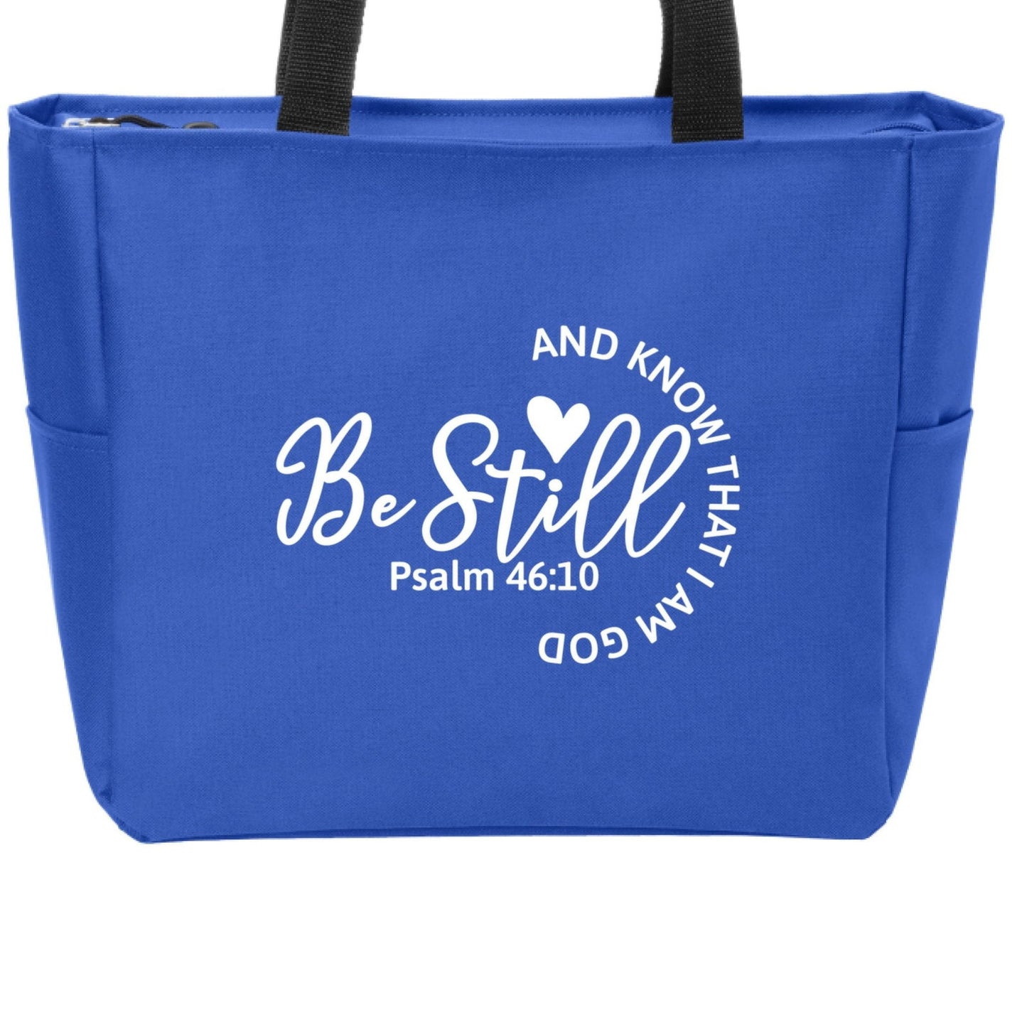 Be Still And Know Christian Tote Bag - ClaimedbyGodDesigns
