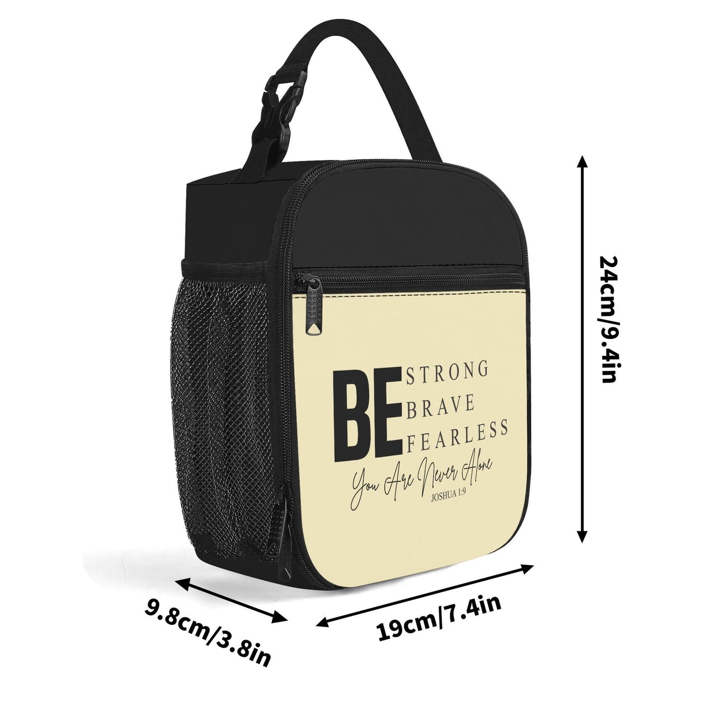 Be Strong Insulated Christian Lunch Box for Kids - ClaimedbyGodDesigns