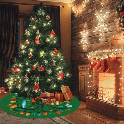 Be The Light Christian Christmas Tree Skirt - ClaimedbyGodDesigns