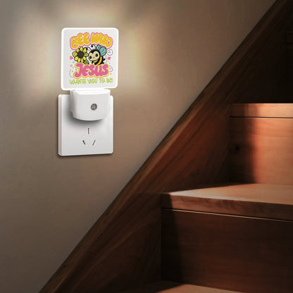 Be Who He Wants Christian Night Light For Kids - ClaimedbyGodDesigns