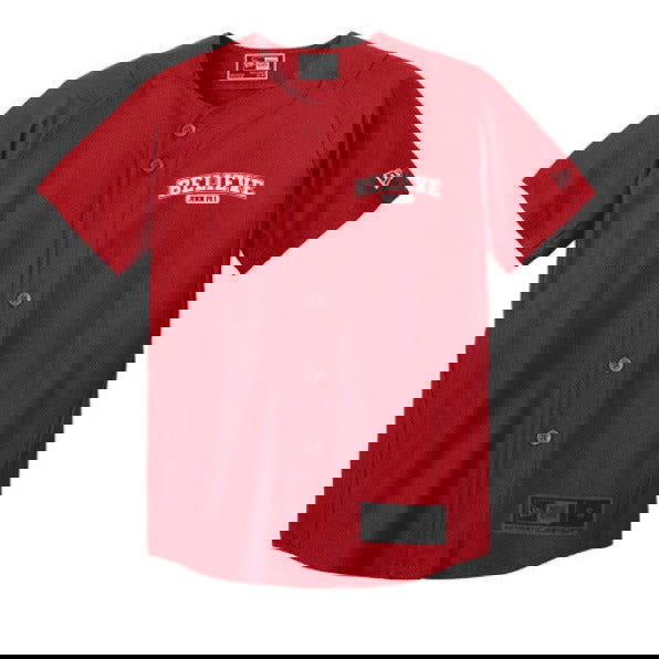 Believe Youth Christian Full-Button Jersey - ClaimedbyGodDesigns