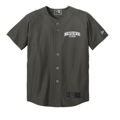 Believe Youth Christian Full-Button Jersey - ClaimedbyGodDesigns