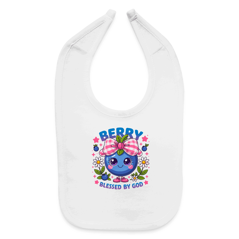 Berry Blessed Christian Baby Bib - ClaimedbyGodDesigns