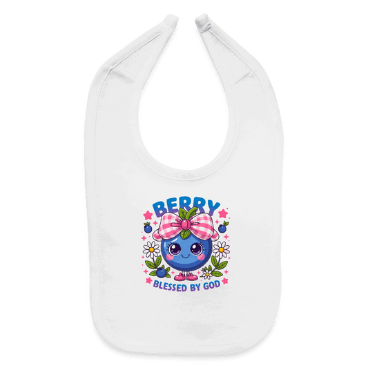 Berry Blessed Christian Baby Bib - ClaimedbyGodDesigns