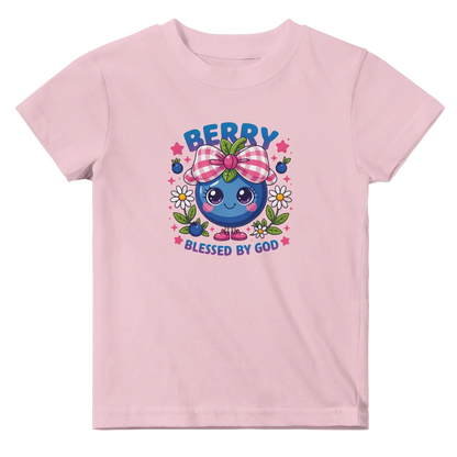 Berry Blessed Christian Baby Crewneck T-shirt - ClaimedbyGodDesigns