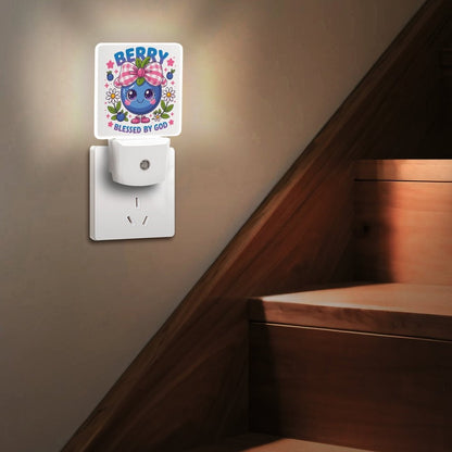 Berry Blessed Christian Night Light for Kids - ClaimedbyGodDesigns
