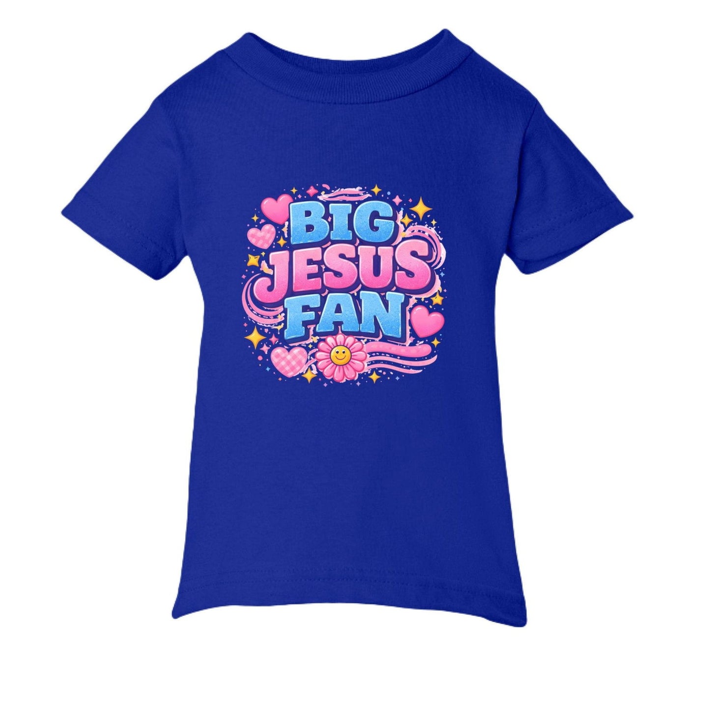Big Jesus Fan Baby Christian T-shirt - ClaimedbyGodDesigns