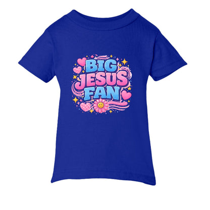 Big Jesus Fan Baby Christian T-shirt - ClaimedbyGodDesigns