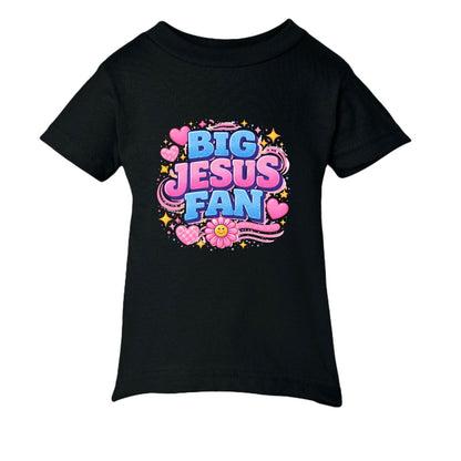 Big Jesus Fan Baby Christian T-shirt - ClaimedbyGodDesigns