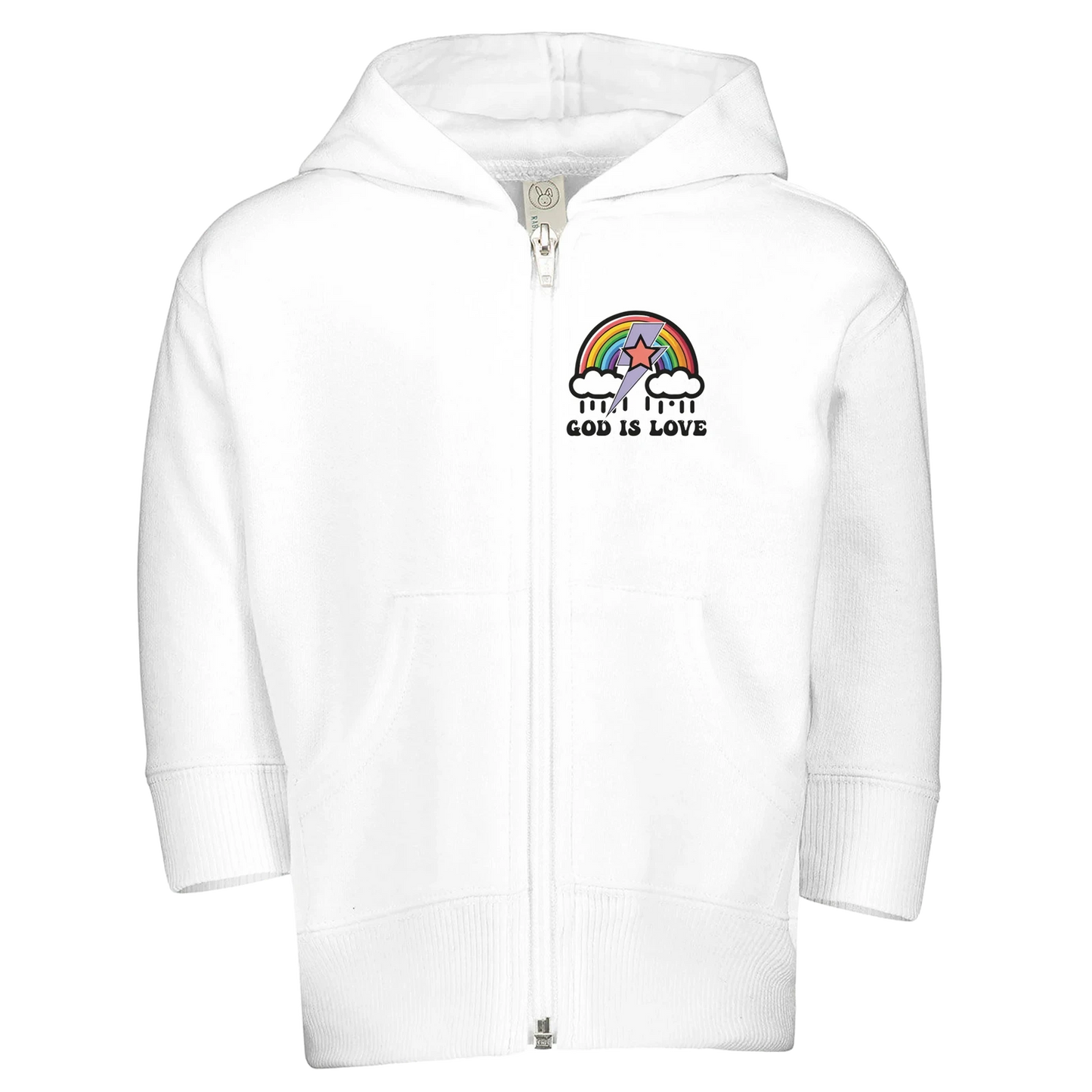 Bigger Than Christian Toddler Zip Fleece Hooded Sweatshirt - ClaimedbyGodDesigns