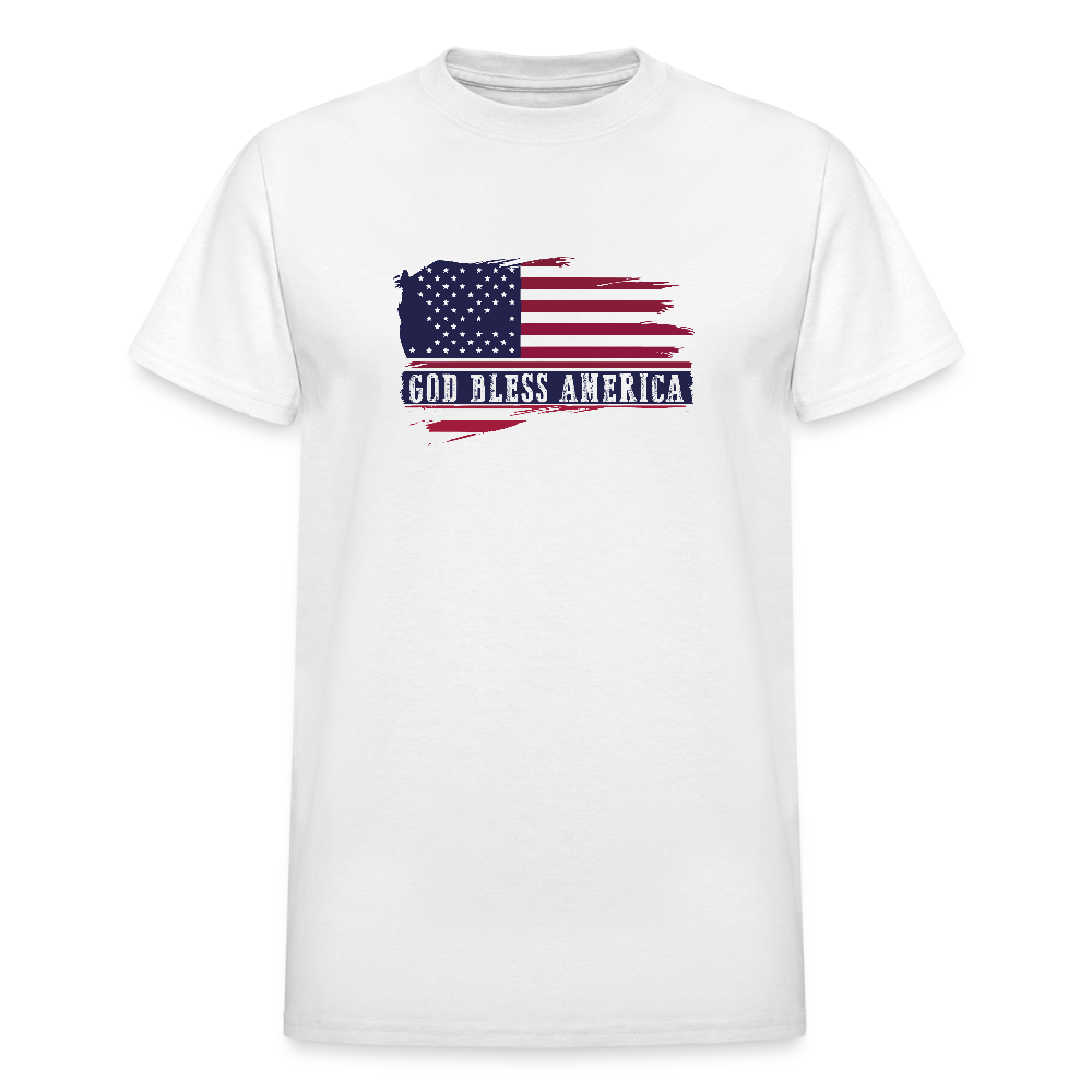 Bless America Ultra Cotton Adult Patriotic Christian T-Shirt - ClaimedbyGodDesigns