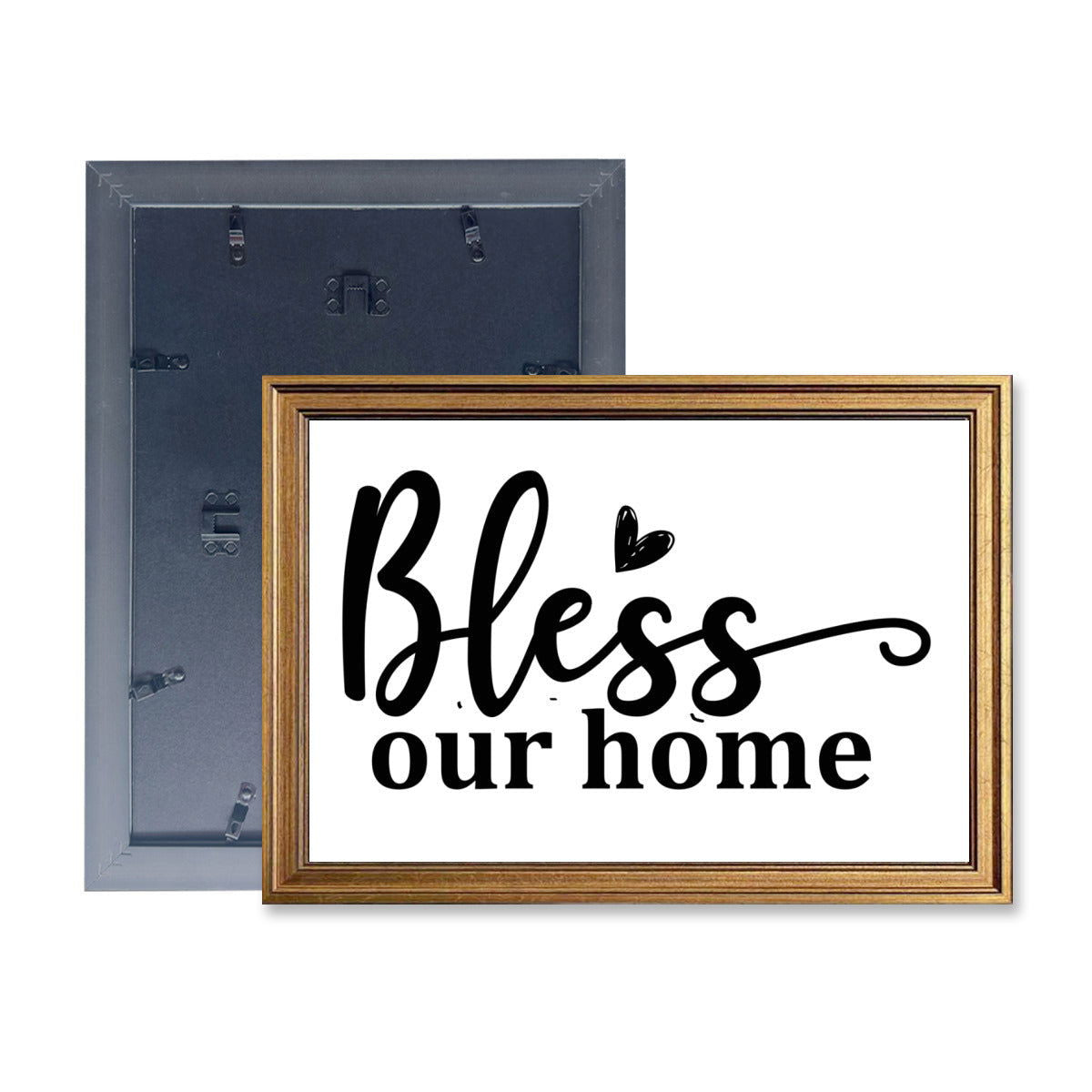 Bless our home Christian Canvas - ClaimedbyGodDesigns