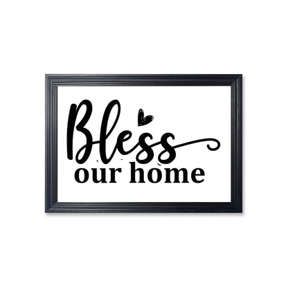 Bless our home Christian Canvas - ClaimedbyGodDesigns