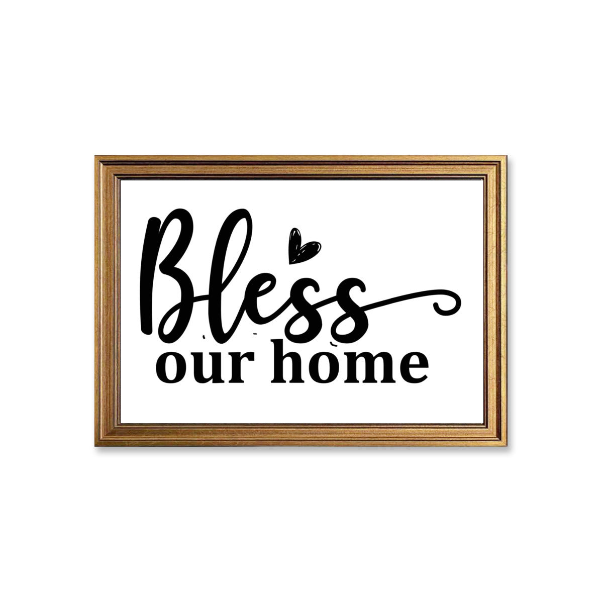 Bless our home Christian Canvas - ClaimedbyGodDesigns
