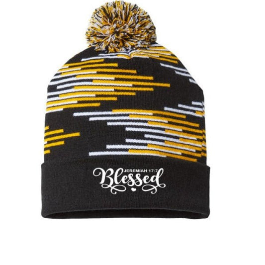 Blessed Adult Christian Beanie - ClaimedbyGodDesigns