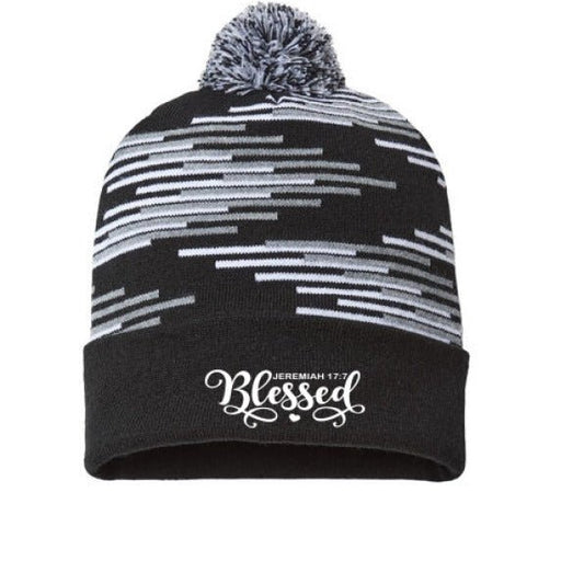 Blessed Adult Christian Beanie - ClaimedbyGodDesigns