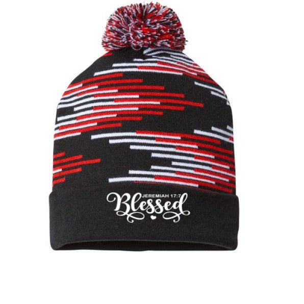 Blessed Adult Christian Beanie - ClaimedbyGodDesigns